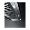 Falmec hood Line Pro Island 120 Inox with Professional Baffle Filters and 6 LED spot
