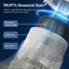 Levoit Core 300S 99.97% removal three-stage HEPA filter cutaway