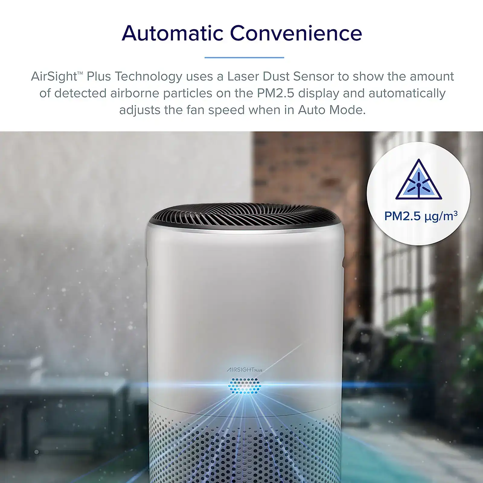 Levoit air purifier Core 400S AirSight Plus laser dust sensor with Auto Mode PM2.5 display