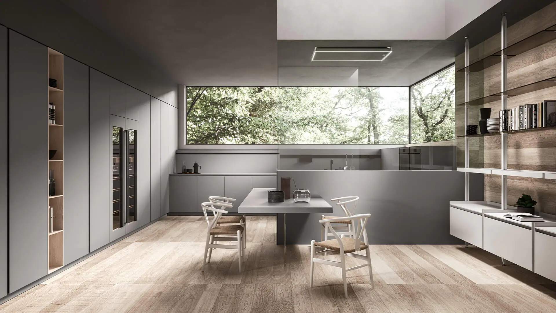 Ak_04 kitchen composition with ultra-thin fronts