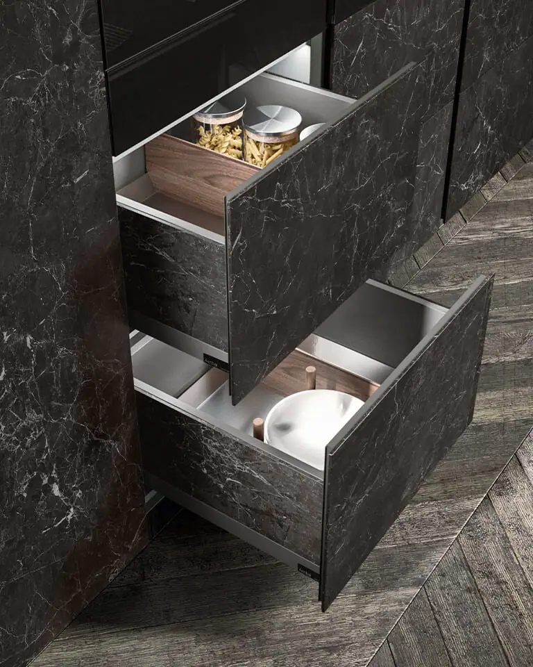 Nero Greco porcelain stoneware finish