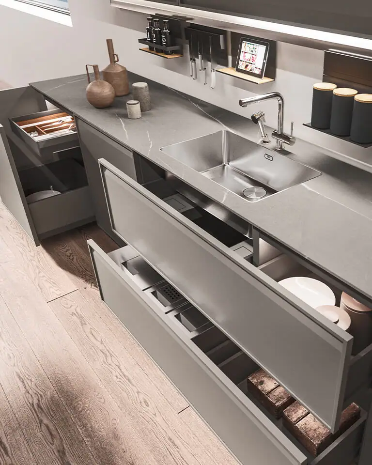 Porcelain stoneware finish