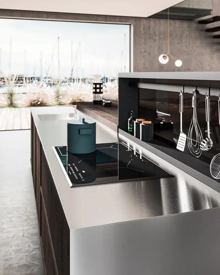 Stainless steel finish