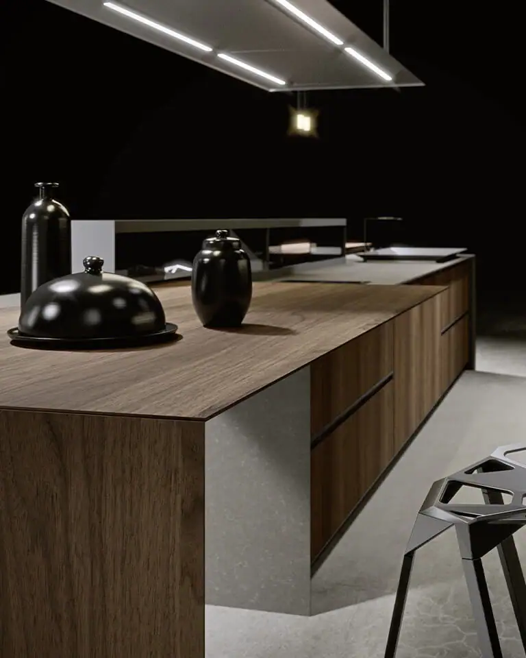 Noce Canaletto wood essence finish