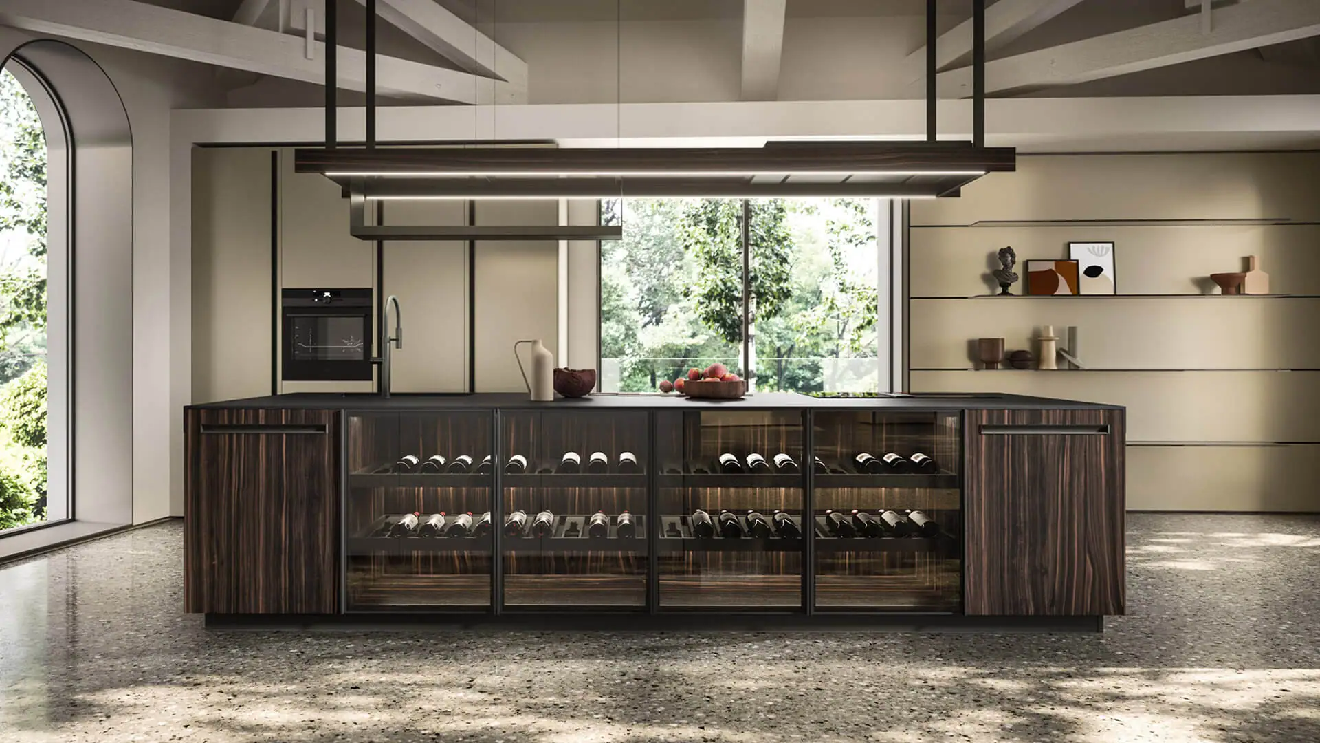 Gem glass display units
