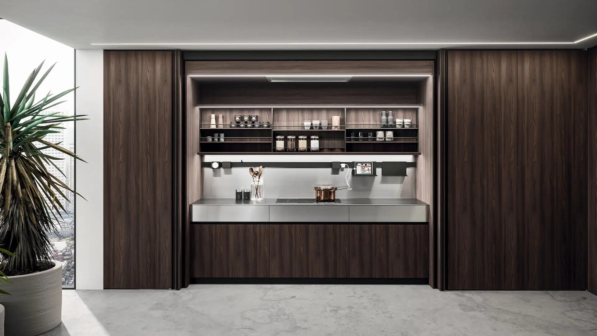 Sipario concealed sliding doors