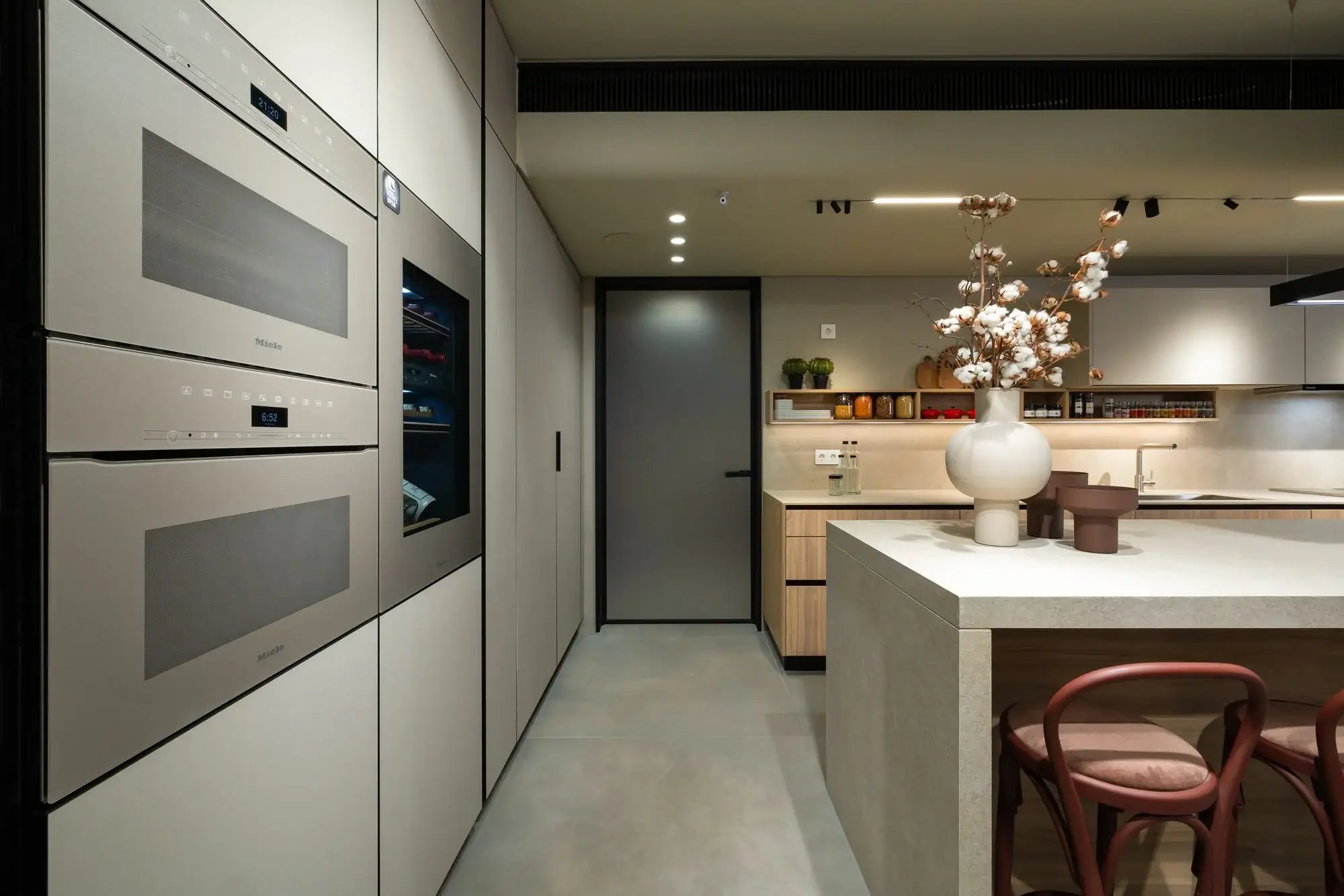 Kitchen display in the Wakim Group showroom