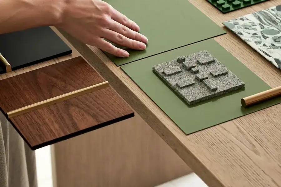 Materials and fronts selection