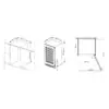 Haustec Beverage Cooler 60 Sh 1600×1600 Dimensions V2.webp