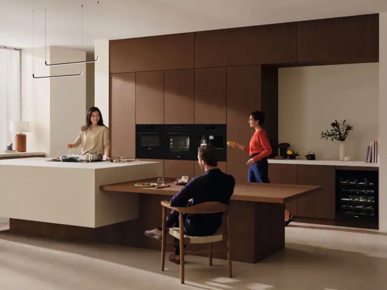 Miele ovens in a modern kitchen
