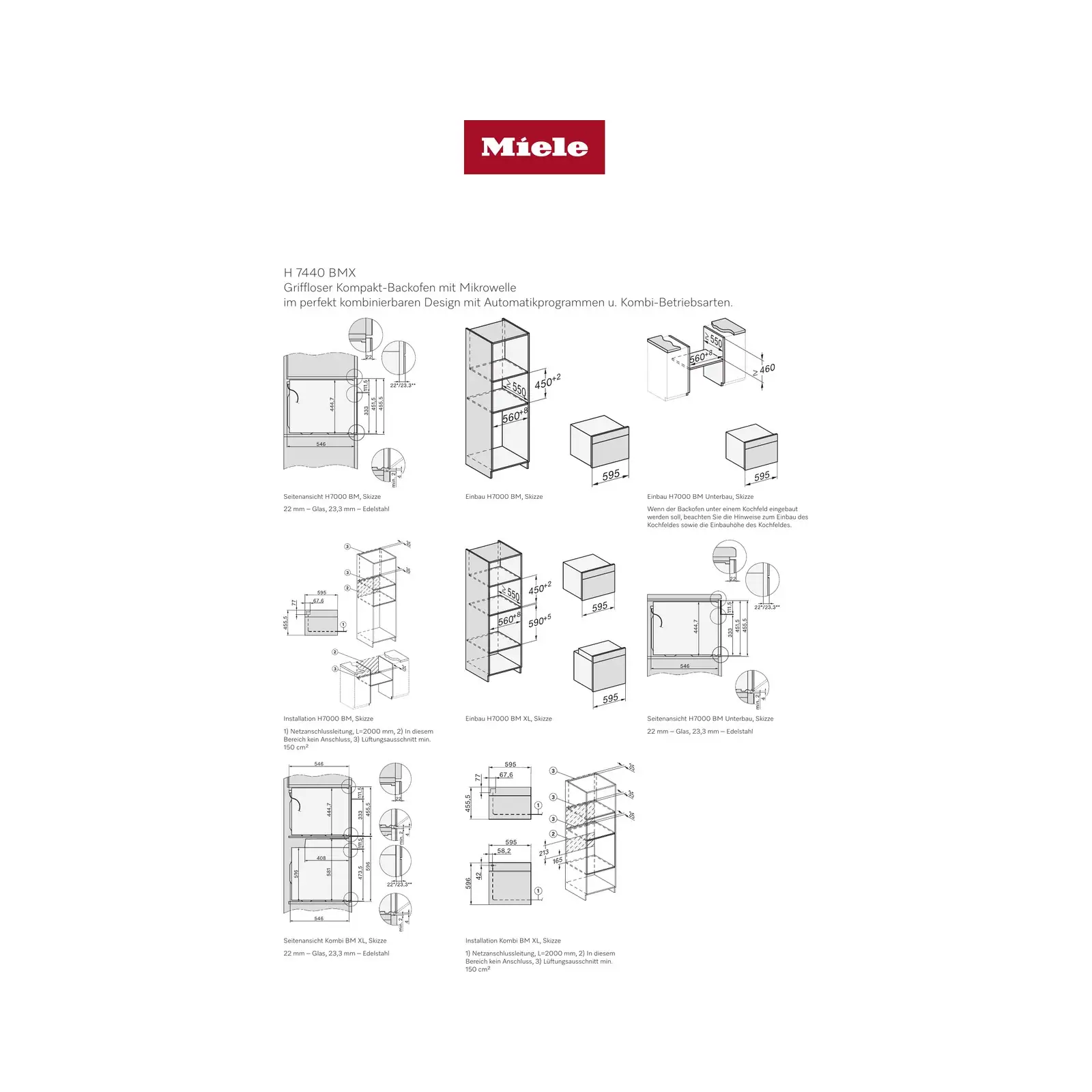 Miele H 7440 Bmx Obsidian Black Matt 6.webp