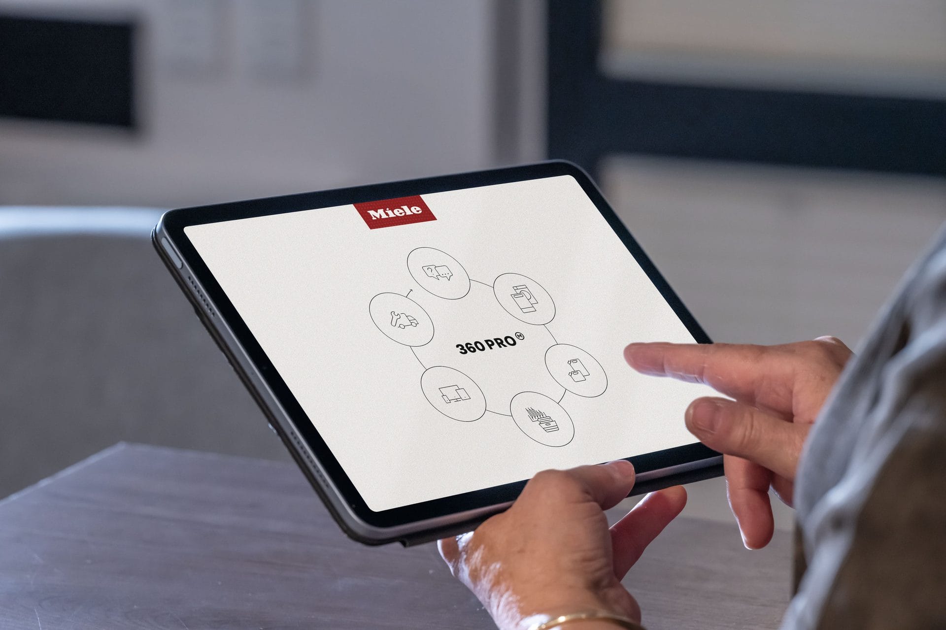 360PRO system overview on a tablet