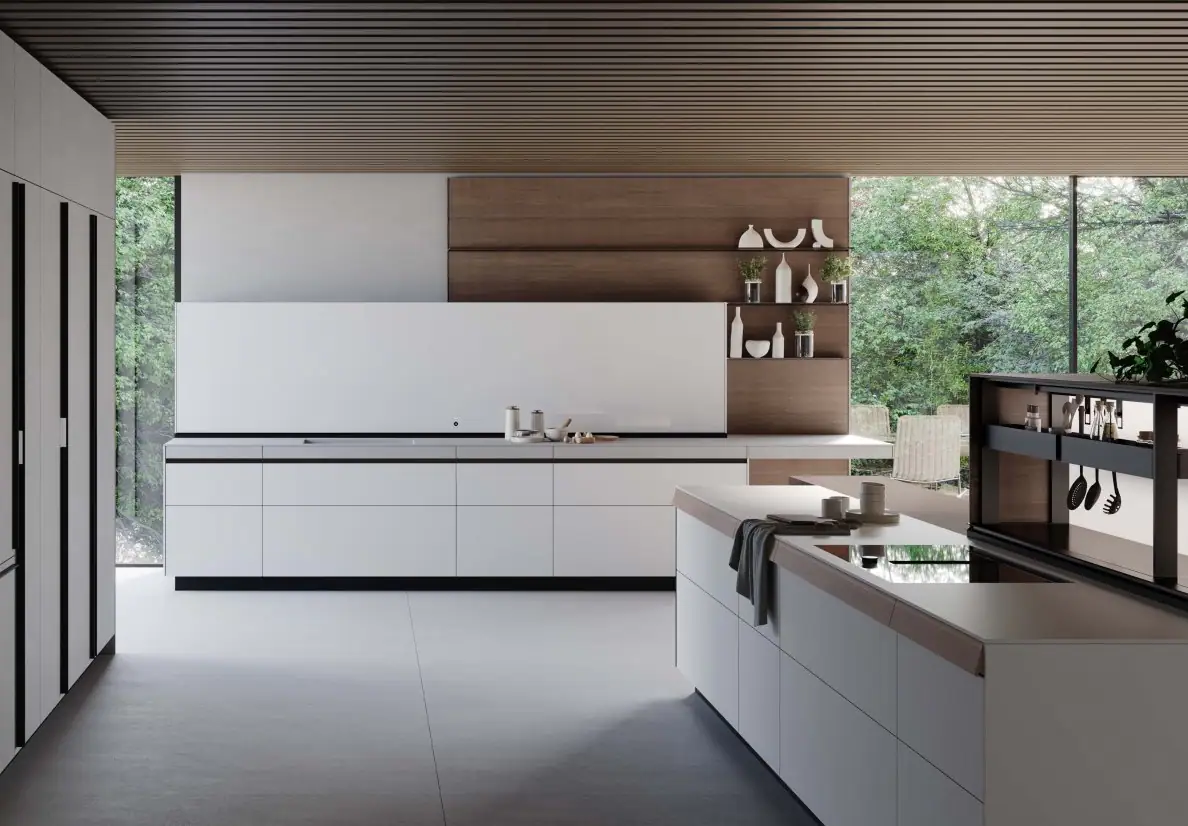 Genius Loci kitchen with signature under-top drawer