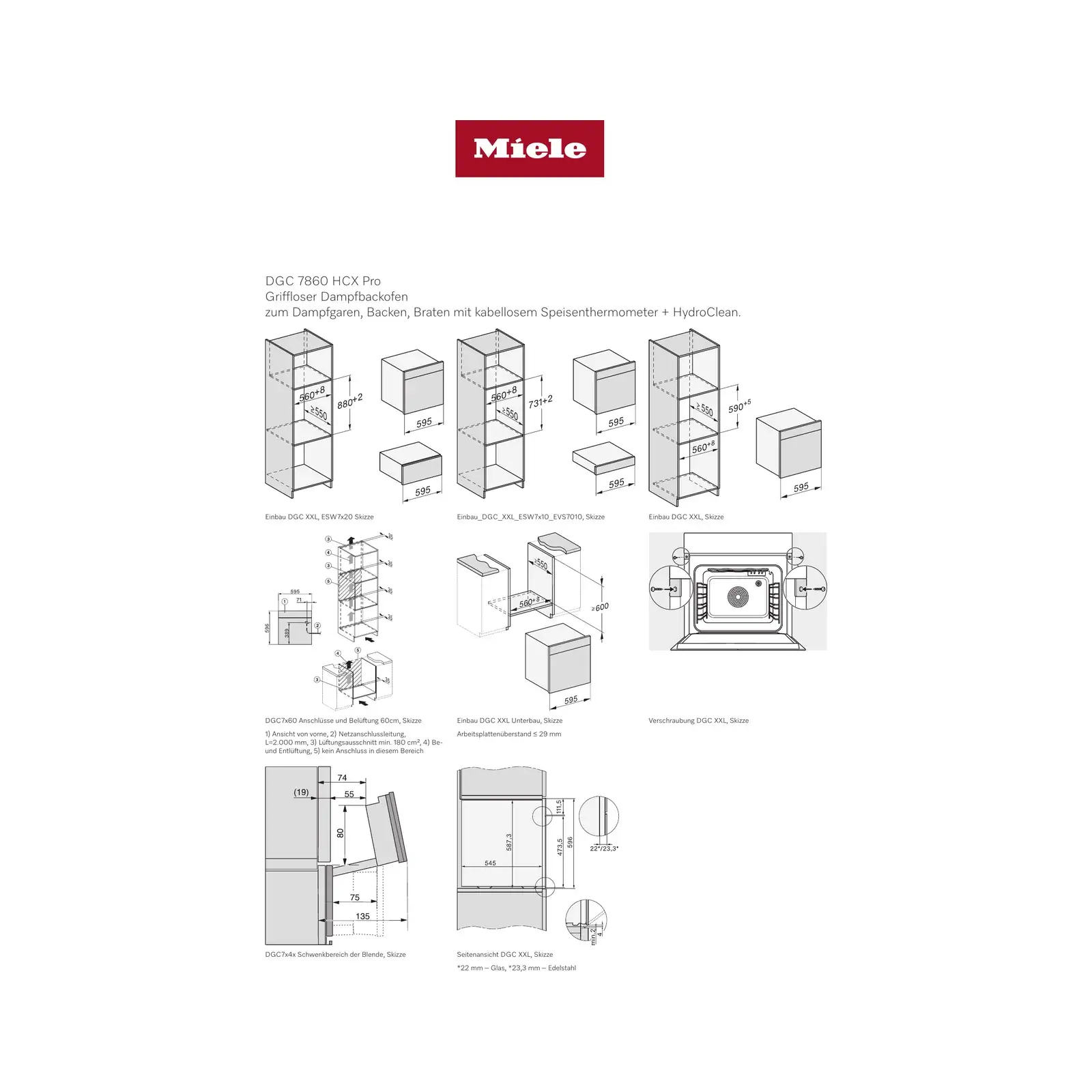 Miele Dgc 7860 Hcx Pro Obsidian Black Steam Combination Oven 5.webp