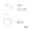 Evhoc Lumium S Inset Sink Drawing