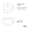 Evhoc Lumium Xxl Inset Sink Drawing
