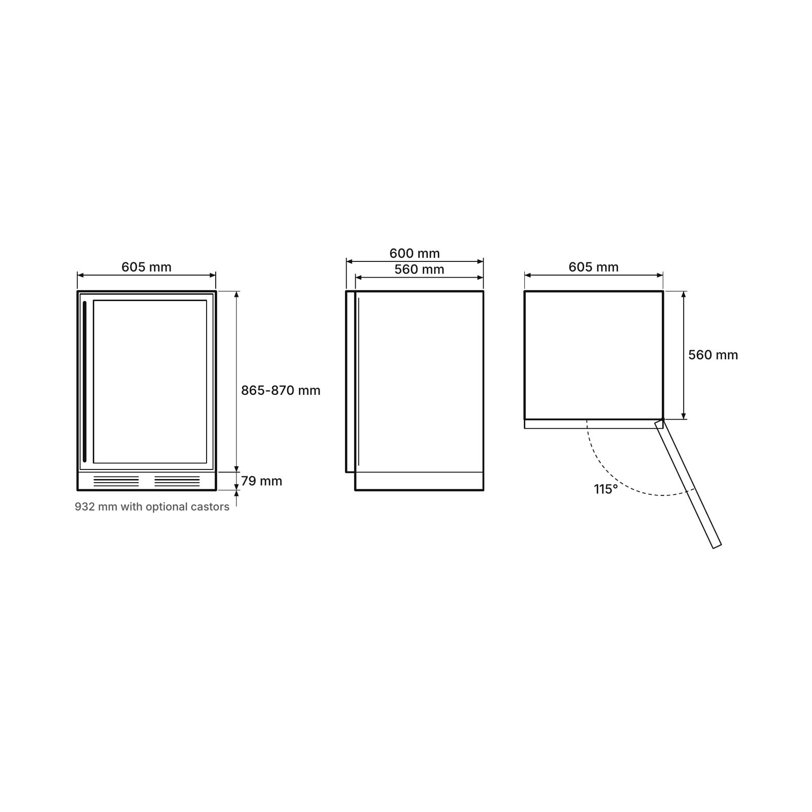 Haustec Htbfo60 Dimensions