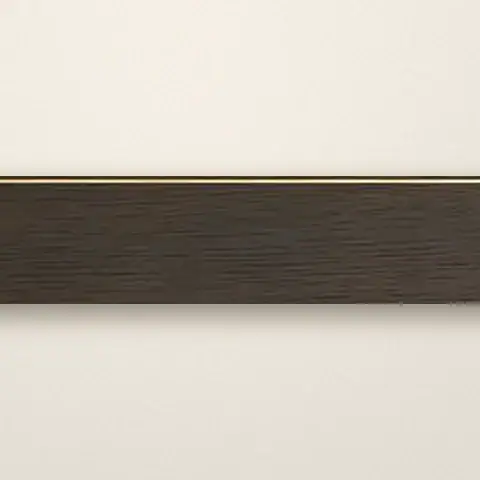 Genius Loci drawer front, Tactile wood with brass trim