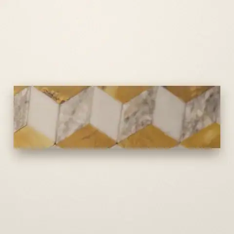 Genius Loci drawer front, Marble cubes, Aurora