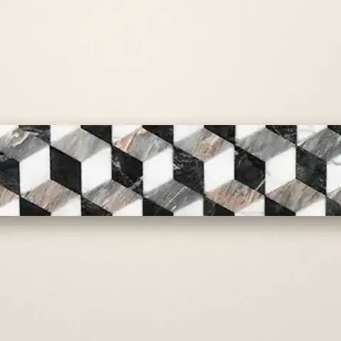 Genius Loci drawer front, Marble cubes