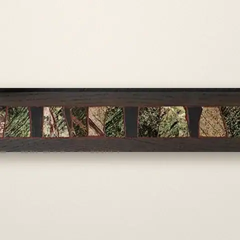 Genius Loci drawer front, Virgin forest mosaic