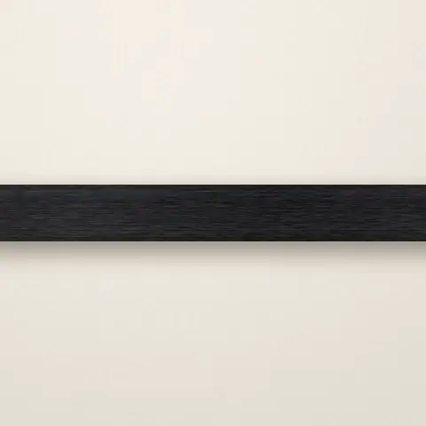 Black door profile finish