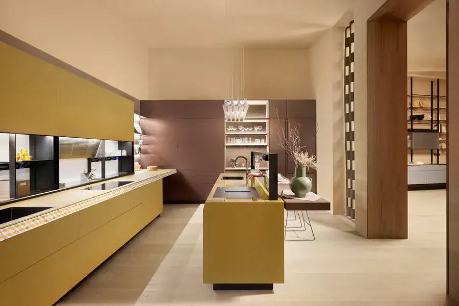 Genius Loci slanted drawer composition